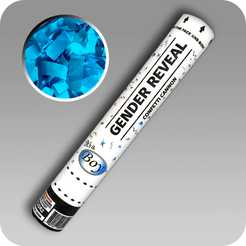 Blue Confetti Cannon