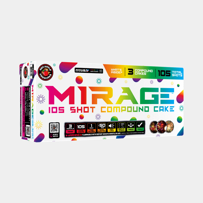 Mirage™ 105 Shot Compound™ Cake