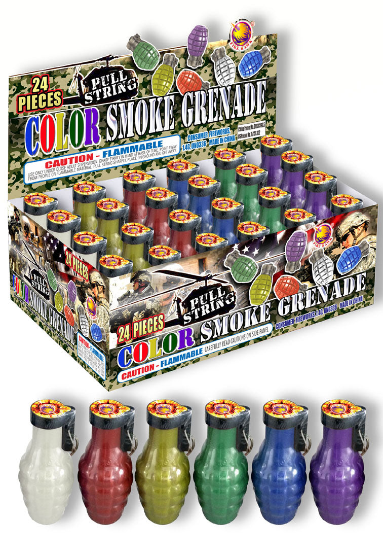 Pull String Color Smoke Grenades Smoke