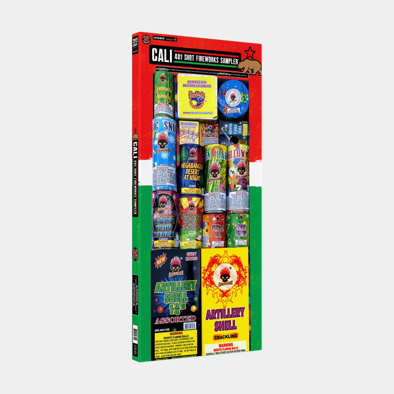 Cali™ 401 Shot Fireworks Sampler®