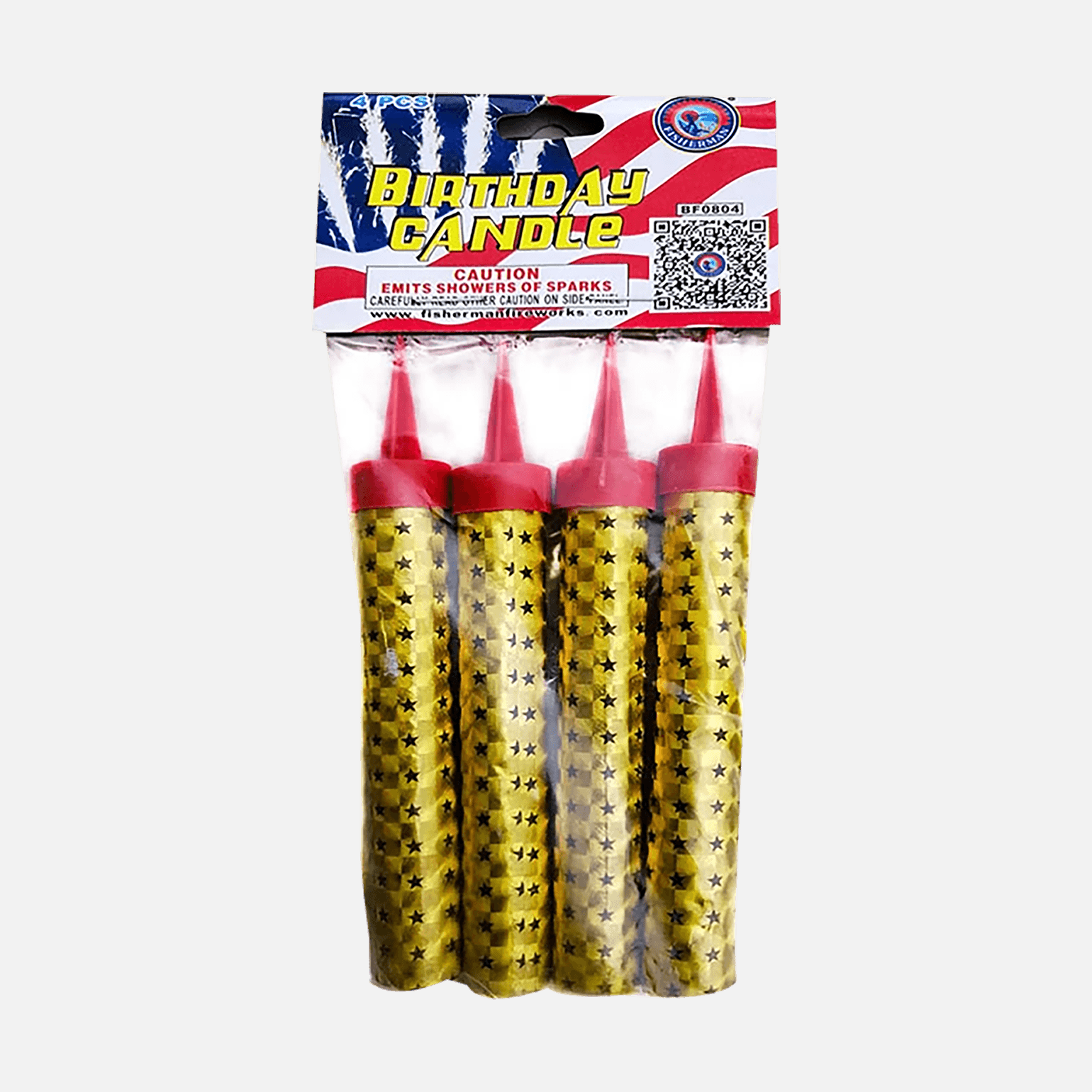 4" Birthday Candle