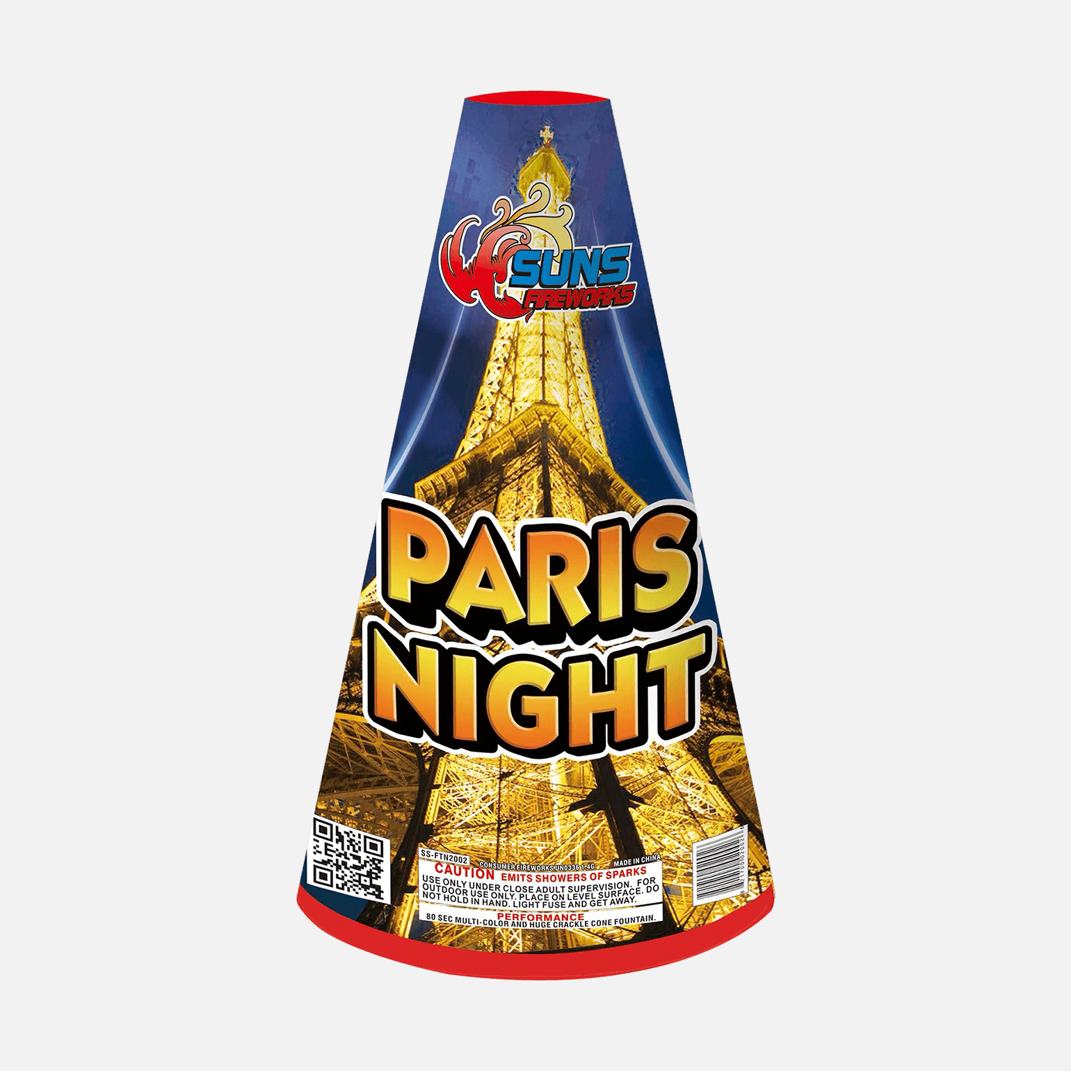 Paris Night Fountain