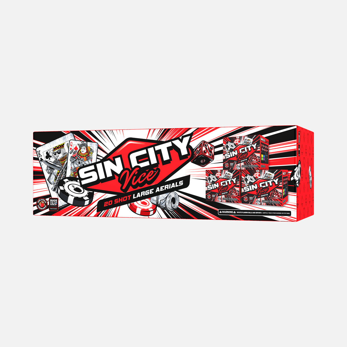 Sin City Vice™ 20 Shot Large Aerials