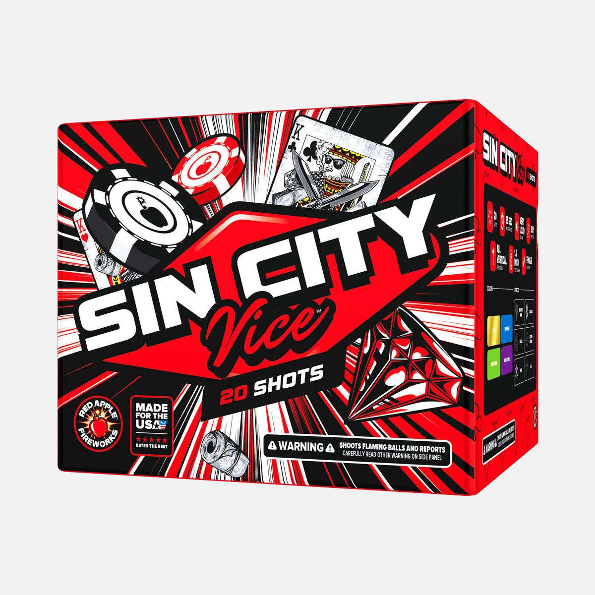Sin City Vice™ 20 Shot Large Aerials