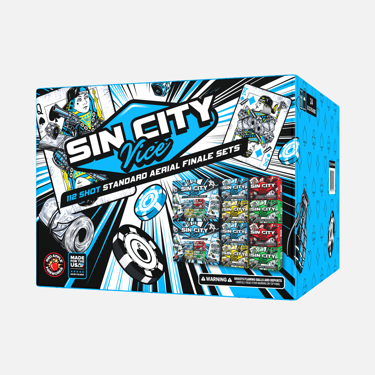 Sin City Vice™ 112 Shot Standard Aerial Finale Sets®