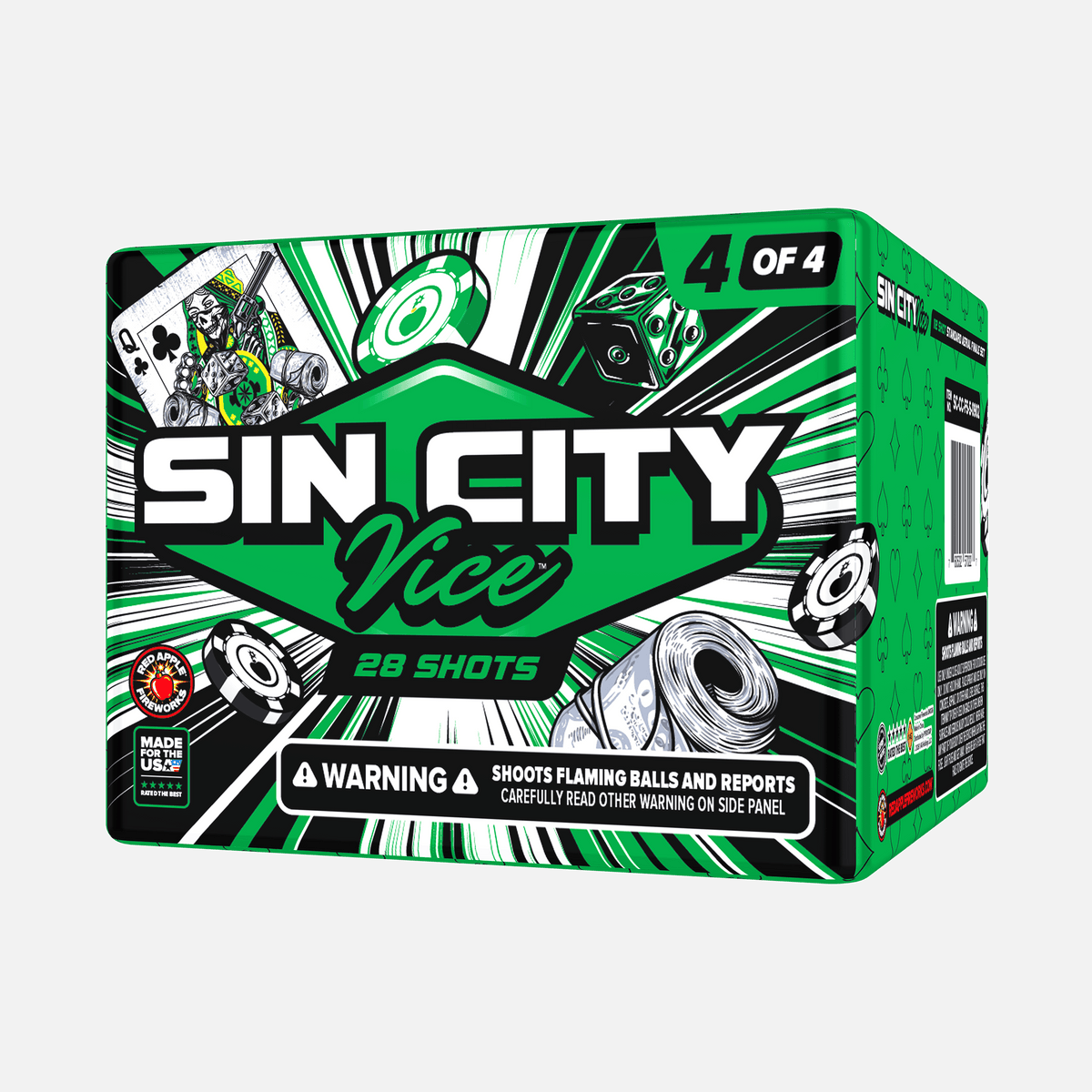 Sin City Vice™ 112 Shot Standard Aerial Finale Sets®