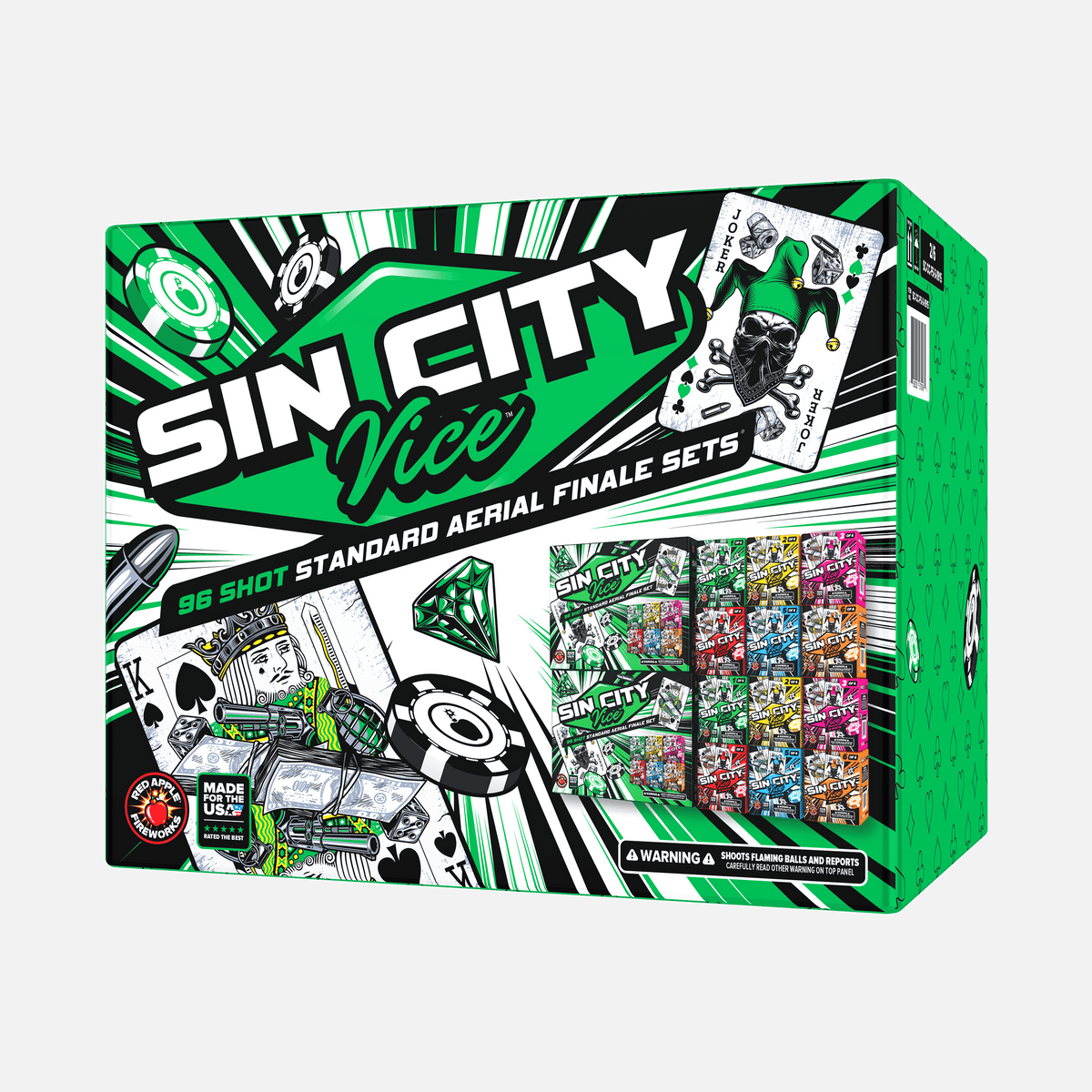 Sin City Vice™ 96 Shot Standard Aerial Finale Sets®
