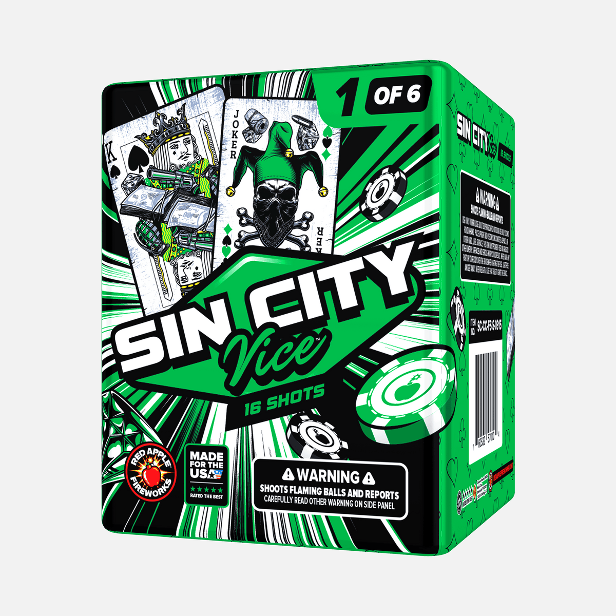 Sin City Vice™ 96 Shot Standard Aerial Finale Sets®