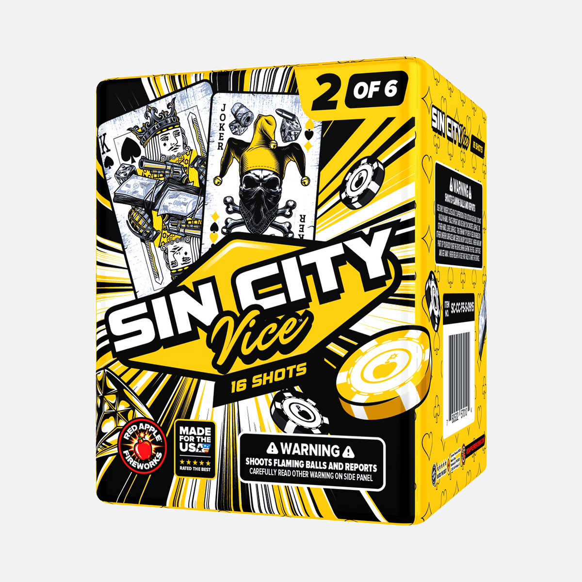 Sin City Vice™ 96 Shot Standard Aerial Finale Sets®
