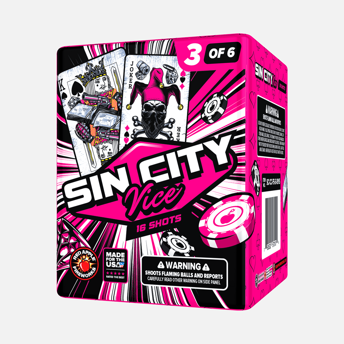 Sin City Vice™ 96 Shot Standard Aerial Finale Sets®