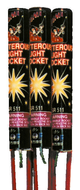 Glitterous Lights Rocket Large Rockets
