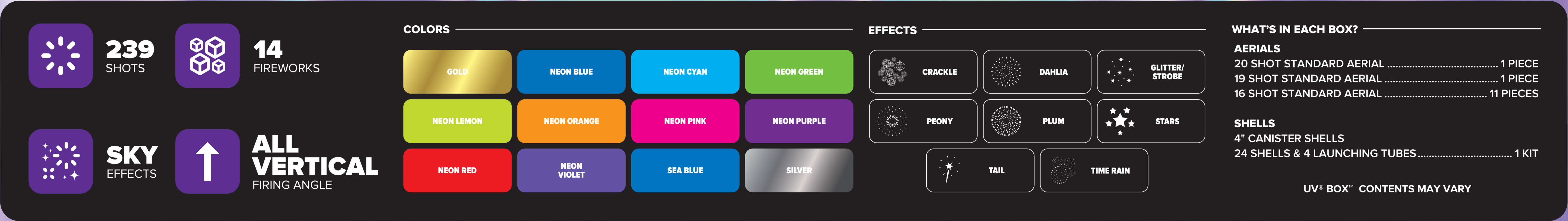 UV® Sky Show Sampler®