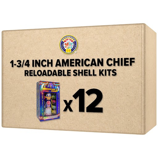 1-3/4 Inch American Chief 12 Shot Reloadable Shell Kits Ball Shell Kits