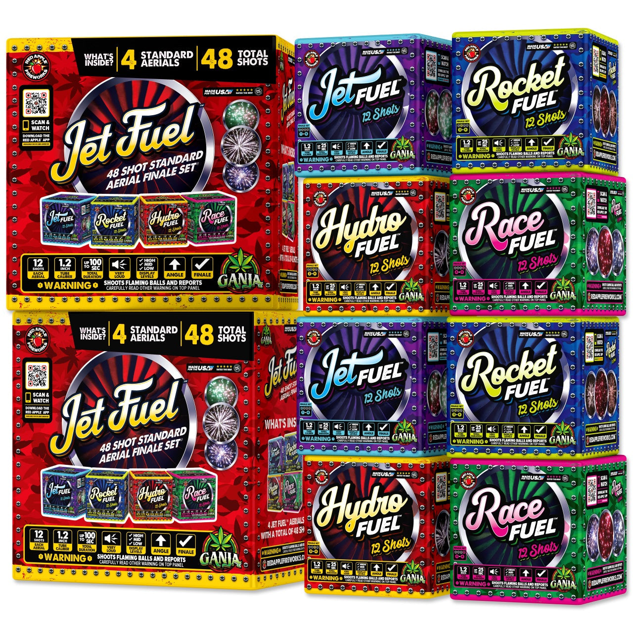 Jet Fuel™ 48-Shots Large Aerial Finale Set®