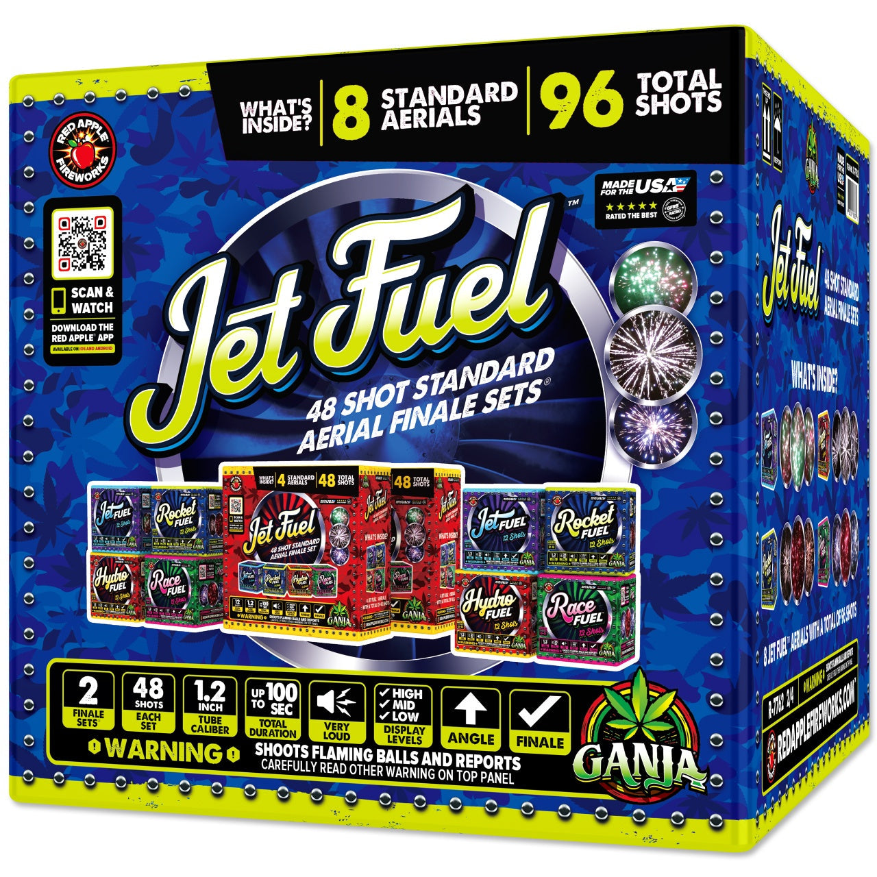 Jet Fuel™ 48-Shots Large Aerial Finale Set®