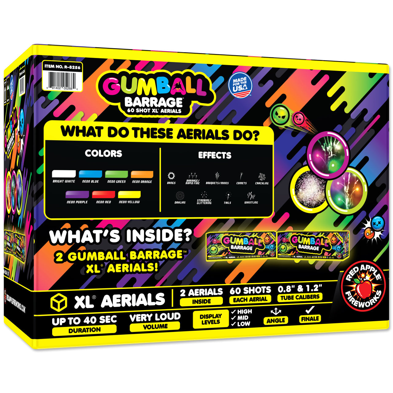 Gumball Barrage 61-Shots XL Aerials