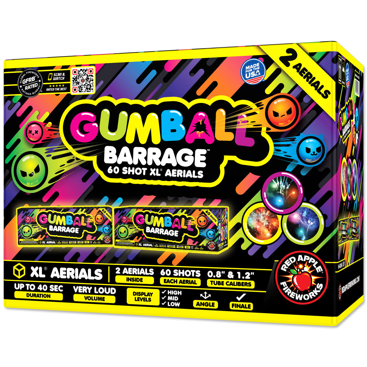 Gumball Barrage 61-Shots XL Aerials